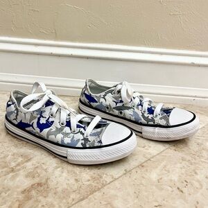 Converse All Star boys shark sneakers size 13